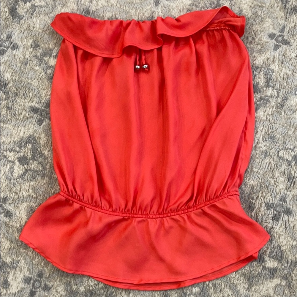 Strapless shirt